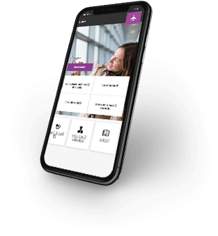 Smartphone acessando o site da Smiles