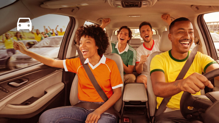 Ganhe milhas ao reservar carros para sua próxima viagem.